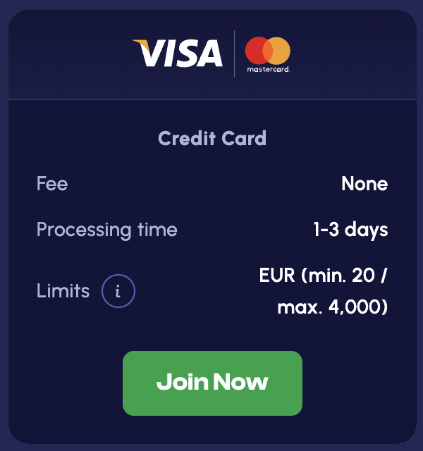 Winmaker Credit Cards Options