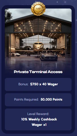 Private Terminal Access Loyalty Program Level